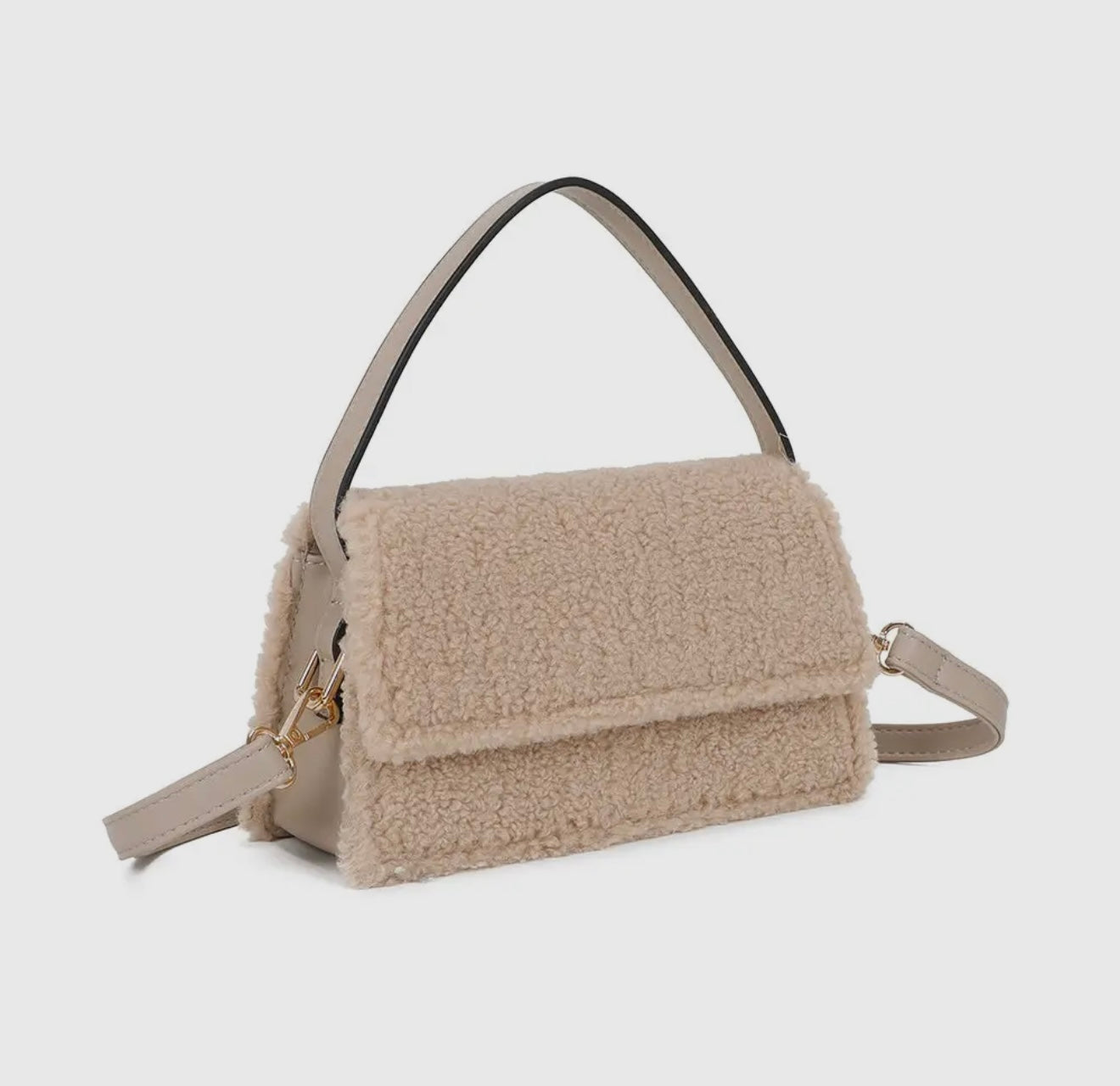 Handtasche beige