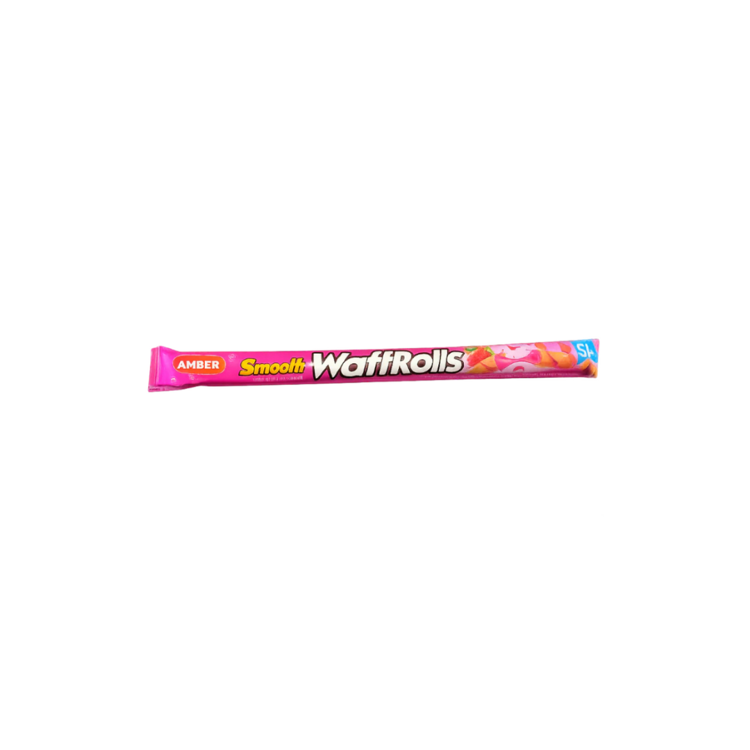 Amber Smooth WaffRolls Strawberry Cream 14g