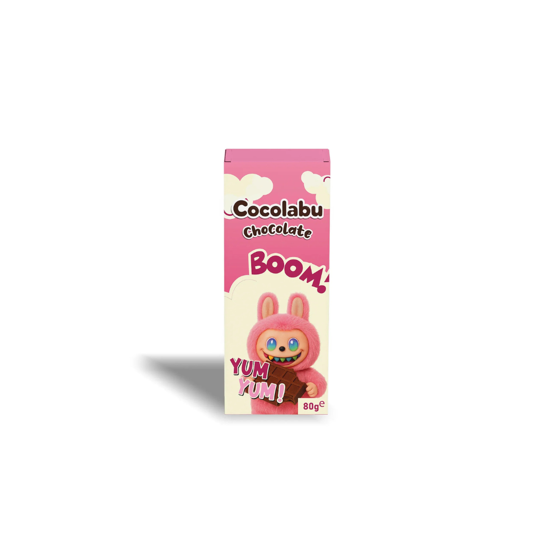 Cocolabu Chocolate Boom! Yum Yum! – Himbeer Angel Hair mit Pistaziencremefüllung 80 g